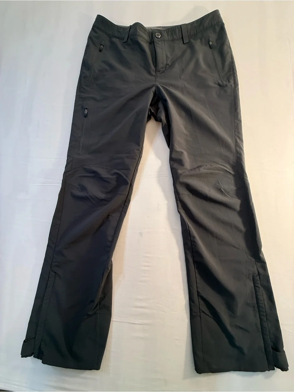Black Outdoor Zip-Pocket Pants - Picture 1 of 13
